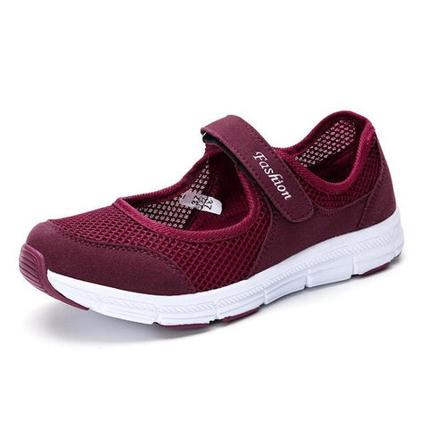 Mesh Flat Shoes Women Soft Breathable Sneakers