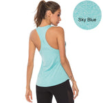 VEQKING Sleeveless Racerback Yoga Vest Sport